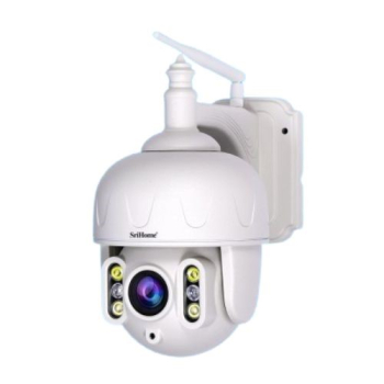 Camara IP SH028D Wifi Exterior PTZ 5X ZOOM, 5MP 1920p, WIFI 5G H.265
